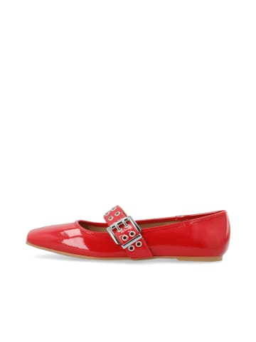 Bianco Mary Jane Schuhe in RedPatent