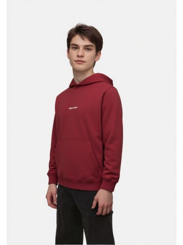 JACK & JONES Junior Hoodie 'Norrebro' in rot