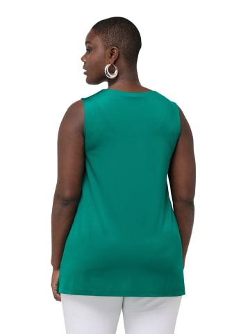 Ulla Popken Strick-Top in grünblau