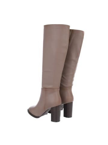 Ital-Design Stiefel in Khaki