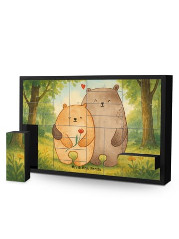 Mr. & Mrs. Panda Befüllbarer Adventskalender Bären Liebe Design ... in Weiß