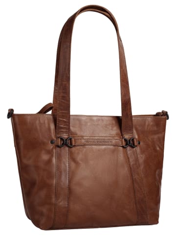 SPIKES & SPARROW Shopper in cognac