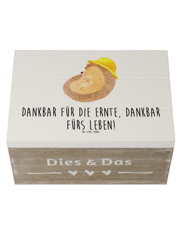 Mr. & Mrs. Panda Box Erntedankfest Dankbarkeit mit Spruch in Weiß