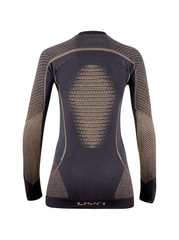 UYN Pullover W CASHMERE SHINY 2.0 UW SHIRT LONG SLEEVE ROUND NECK in Gold