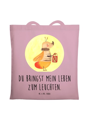 Mr. & Mrs. Panda Shopper Glühwürmchen mit Spruch in Rosa Pastell