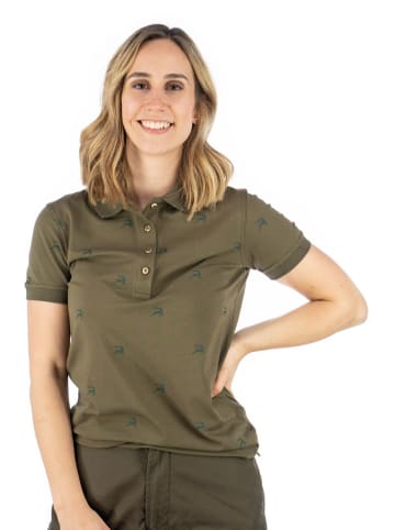 OS-Trachten Poloshirt Qimira in oliv