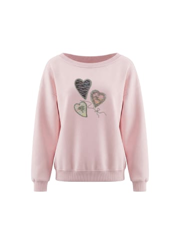 myMo Women Sweatshirt in Light Rose