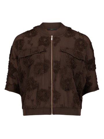 Zero  Blouson mit Fledermausärmeln in Chocolate Plum