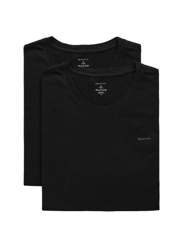Gant T-Shirt 2er Pack in Schwarz