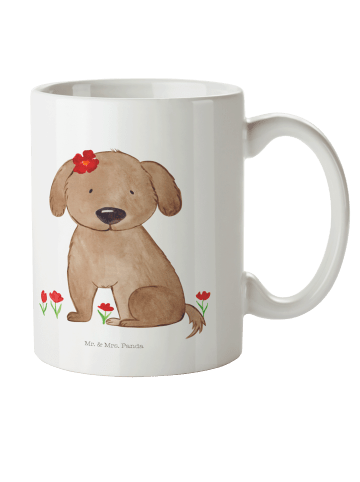 Mr. & Mrs. Panda Trinkbecher Hund Dame ohne Spruch in Weiß