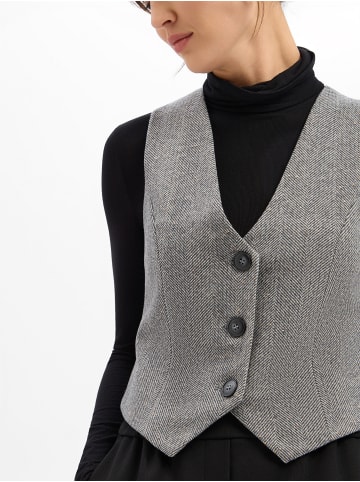 GUIDO MARIA KRETSCHMER  Weste Loretta in hellgrau anthrazit - 0001