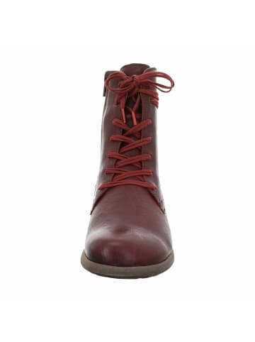 Think! Schnür-Stiefeletten für Damen in bordeaux