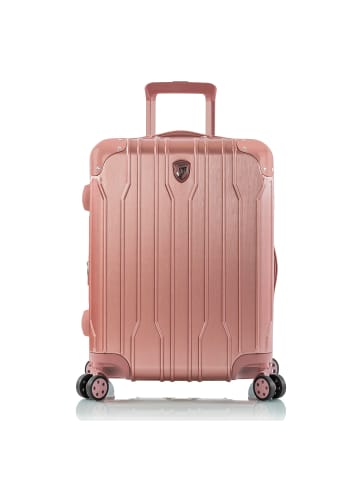 Heys Xtrak 4 Rollen Kabinentrolley S 55 cm mit Dehnfalte in rose gold