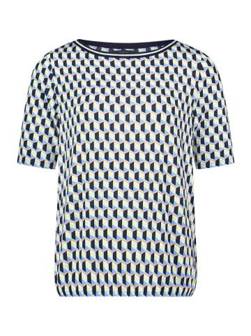 Betty Barclay Casual-Shirt mit Gummizug in Blau/Grün