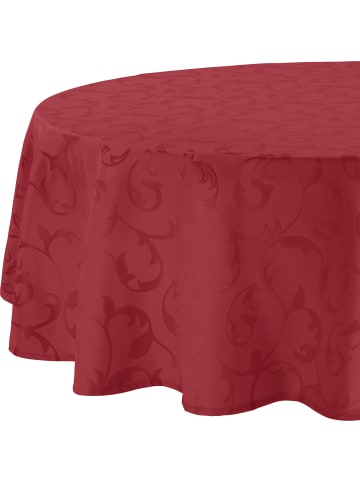 Erwin Müller Jacquard Tischdecke Greven in rot