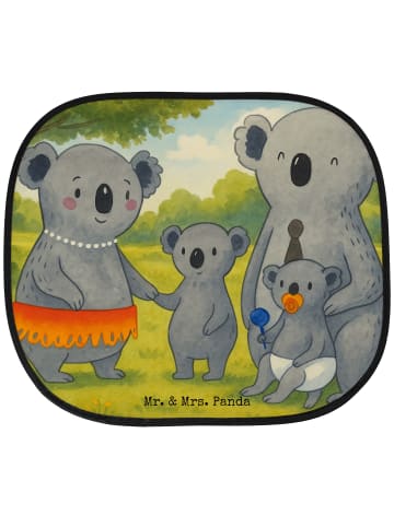 Mr. & Mrs. Panda Sonnenblende Auto Koala Familie Design ohne Spruch in Weiß