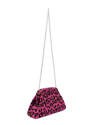 ebeeza Women Clutch in Pink Leo