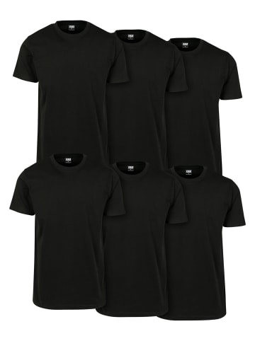 Urban Classics Urban Classics T-Shirts in blk/blk/blk/blk/blk/blk