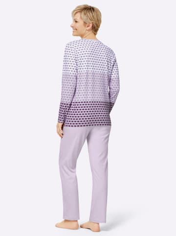 WITT WEIDEN Schlafanzug in ecru-flieder