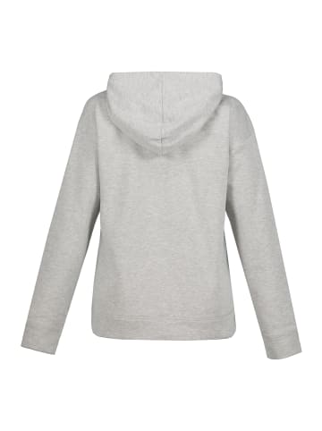 Gina Laura Hoodie-Shirt in grau melange