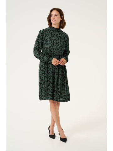 Kaffe Kleid KAluna Regular fit in Green/Black Graphic Print