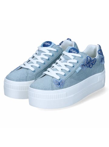 Buffalo Low Sneaker PAIRED BUTTERFLY in Blau