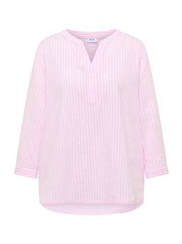 Cecil 3/4-Arm Bluse in Seersuckerqualität in Light Blush Rose