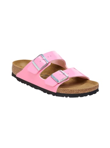 Birkenstock Pantoletten Arizona BF in candy pink/black