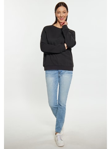 usha BLUE LABEL Damen Sweatshirt in Schwarz