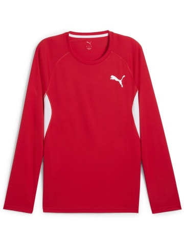 Puma T-Shirt "Cross The Line Longsleeve Tee 3.0" in Rot