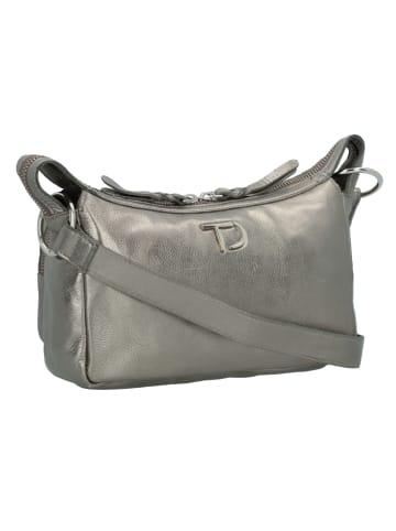 TASCHENDIEB Salvatorgasse Umhängetasche Leder 24 cm in silver