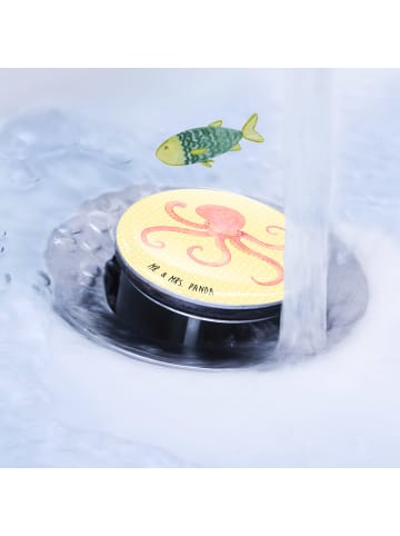 Mr. & Mrs. Panda Waschbecken Verschluss Tintenfisch ohne Spruch in Gelb Pastell