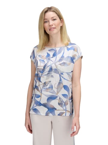 Betty Barclay Blusenshirt mit Aufdruck in Grey/Blue