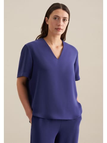 Seidensticker Shirtbluse Regular in Mittelblau