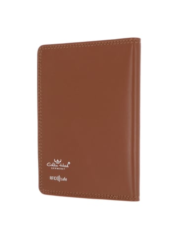 Golden Head Polo Ausweisetui RFID Leder 9 cm in cognac