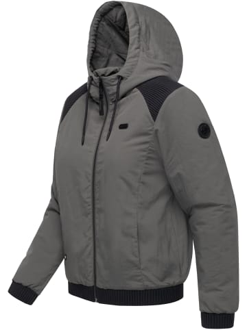ragwear Bomberjacke Chinta Warm YOUMODO in Stone Grey