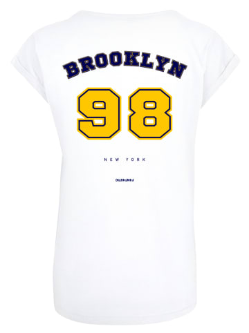 F4NT4STIC T-Shirt Brooklyn 98 NY SHORT SLEEVE TEE in weiß