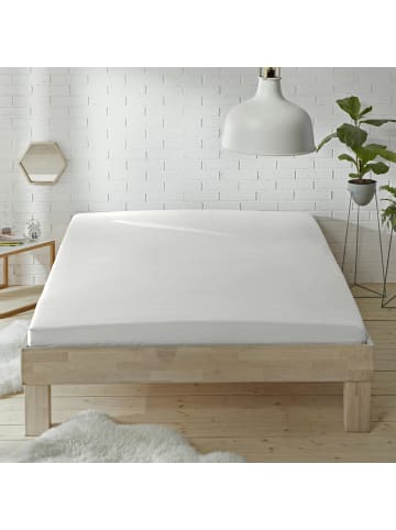 Erwin Müller Haustuch, Renforcé Bettlaken Würzburg in weiß - kochfest