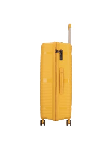 D&N Travel Line 4200 4 Rollen Trolley L 77 cm in yellow