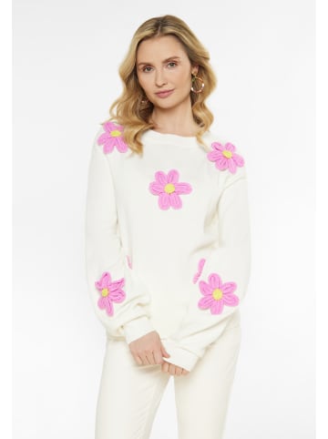 usha FESTIVAL Women Sweater in white