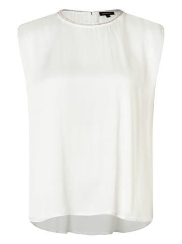 More & More Satinbluse in off white