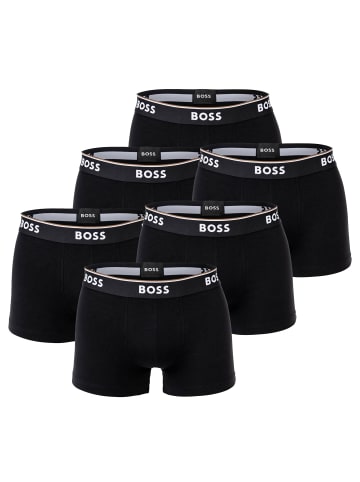 BOSS Boxershort 6er Pack in Schwarz