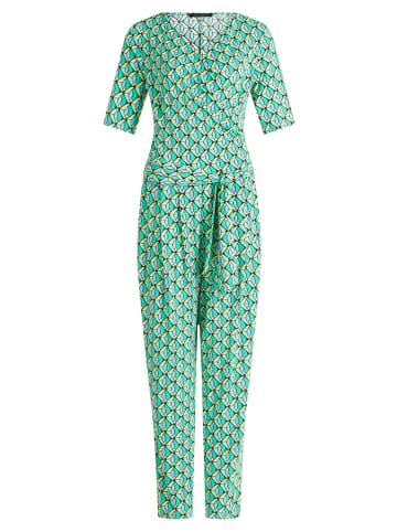 Betty Barclay Jumpsuit mit Eingrifftaschen in Green/Blue