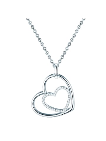 Rafaela Donata Halskette Herz Sterling Silber Zirkonia in silber