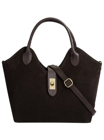 Forty degrees Shopper BELTRAVA - M echt Leder in dunkelbraun