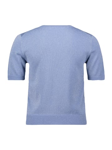 BETTY & CO Feinstrickpullover mit Lurexfaden in Blau