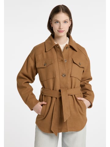 DreiMaster Vintage Damen Übergangsjacke Aus Wollgemisch in Sand