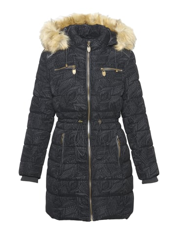 KOROSHI Langer Parka in schwarz