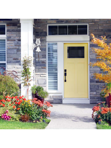 relaxdays 5 x Türglocke in Weiß