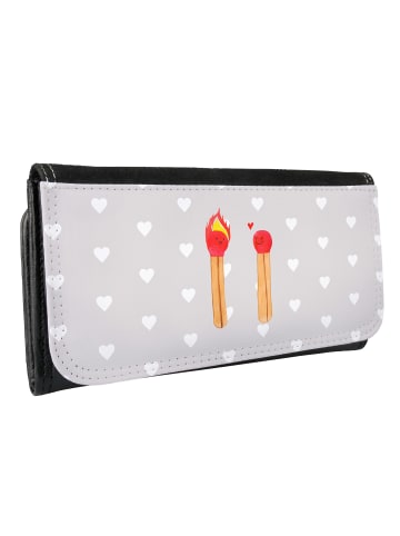 Mr. & Mrs. Panda Frauen Portemonnaie Streichhölzer ohne Spruch in Grau Pastell
